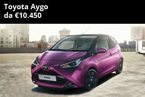Nuova Toyota Aygo da 110 Euro al mese con Pay Per Drive da Spazio a Torino