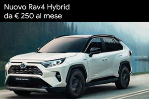 Nuovo RAV4 Hybrid con finanziamento Pay Per Drive da 250 Euro al mese da Spazio a Torino