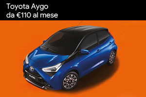 Scopri nuova Toyota Aygo, tua da 110 Euro al mese da Spazio a Torino