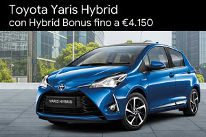 Gamma Yaris Hybrid tua da 170 Euro al mese da Spazio a Torino