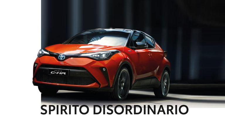 Nuovo Toyota C-HR da 225 Euro al mese da Spazio a Torino