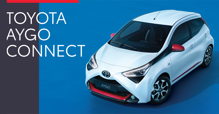 Toyota Aygo Connect tua con 4.700€ di bonus toyota e ecoincentivi, da Spazio a Torino